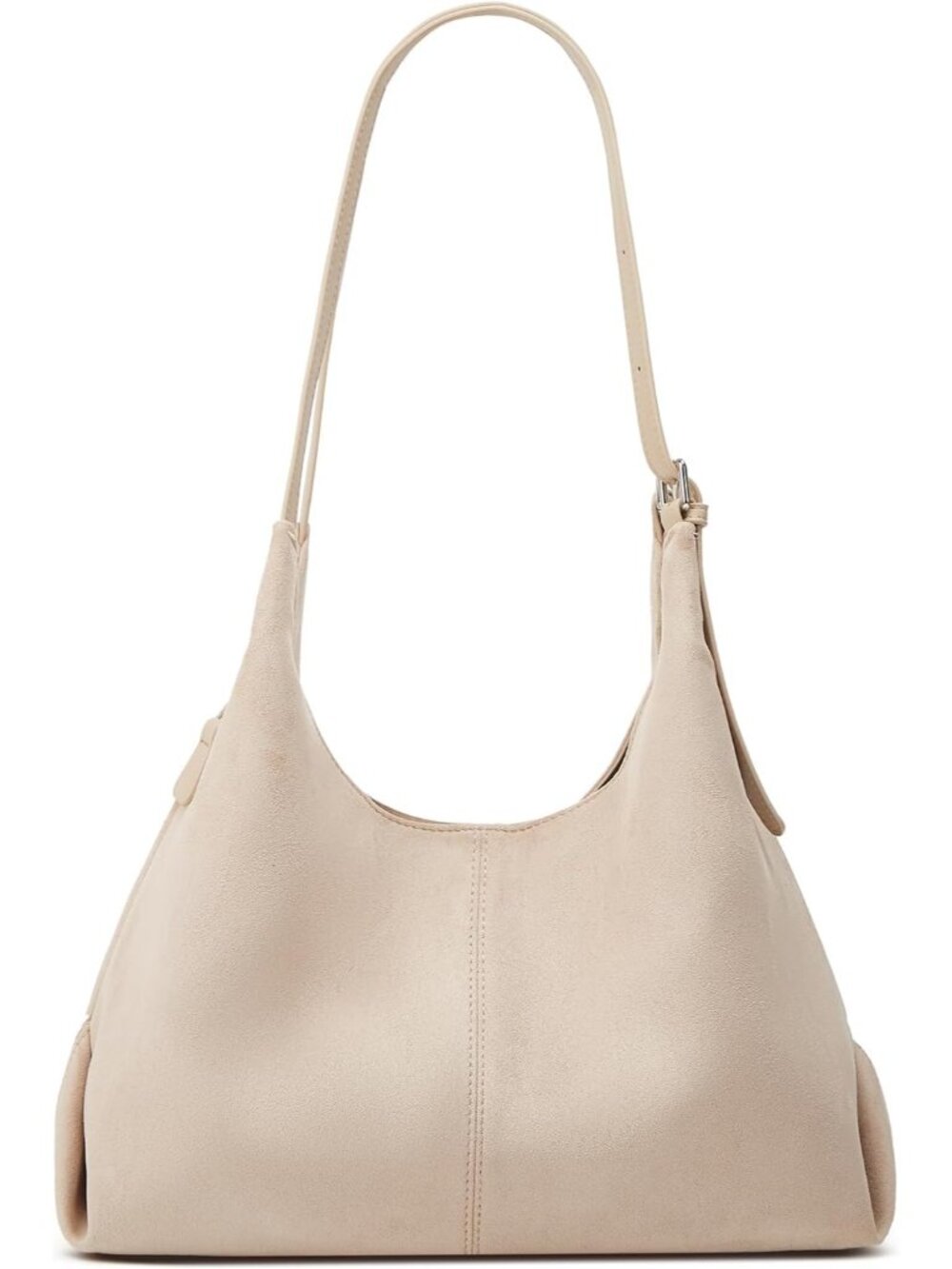 Slouchy Suede Saddle Hobo Bags Women Trendy Satchels Underarm Shoulder Bag Cresc